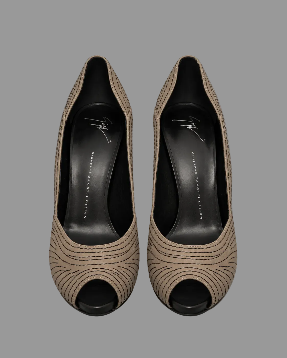 Escarpins peep-toe Giuseppe Zanotti – Vintage