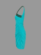 Robe Pinko Aqua Turquoise