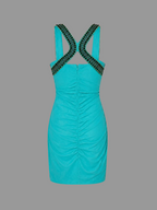 Robe Pinko Aqua Turquoise