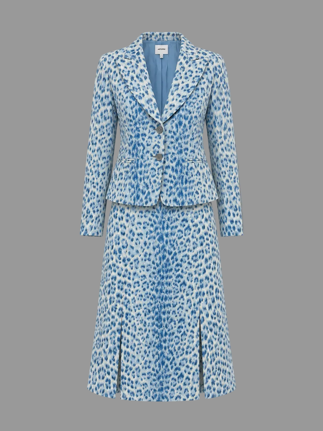 Ensemble léopard en jean Moschino