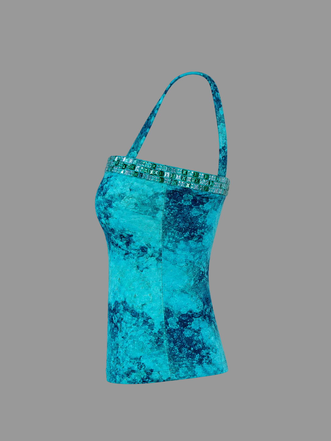 Haut Blumarine Bleu Aqua