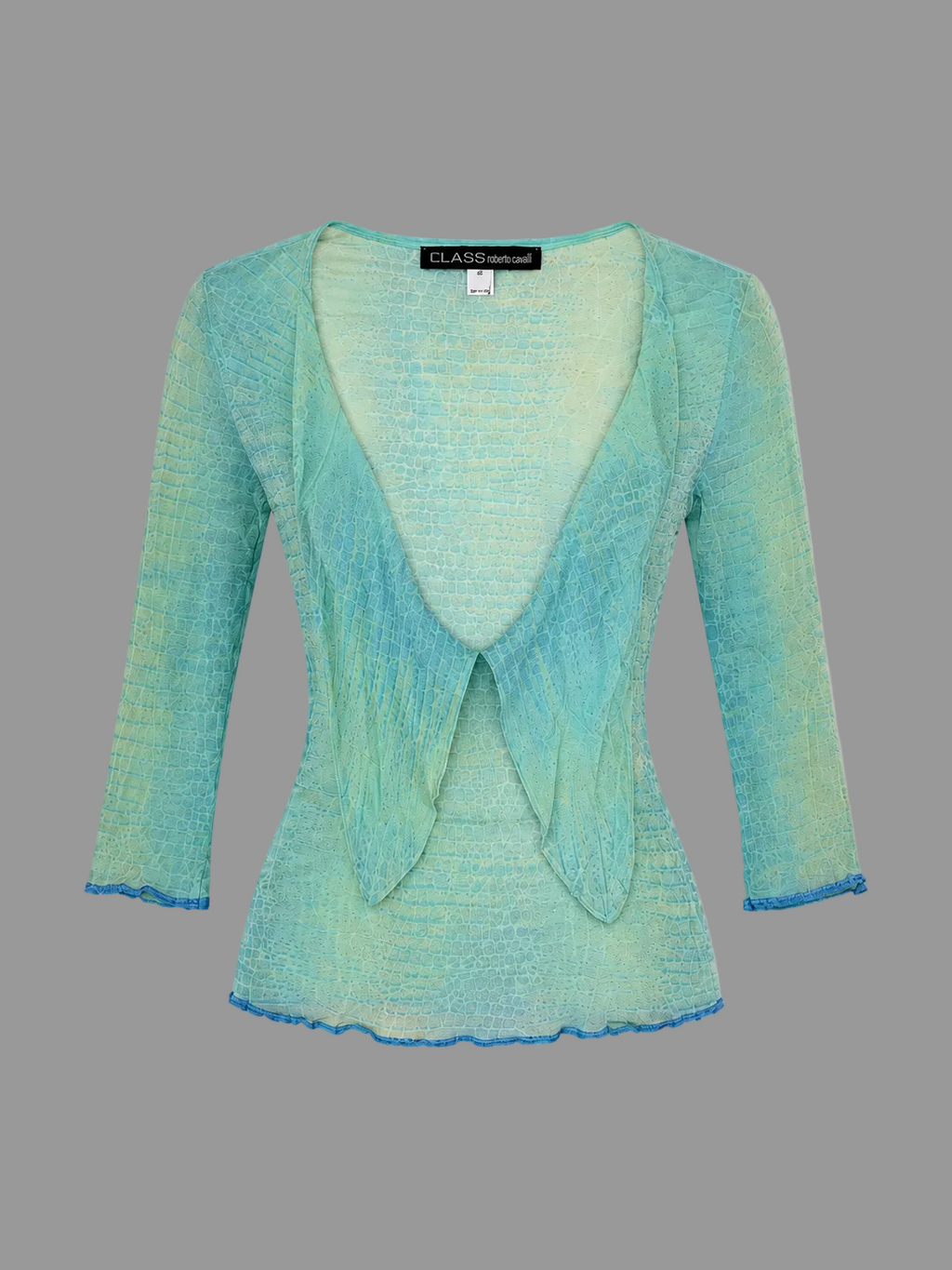 Haut Roberto Cavalli turquoise