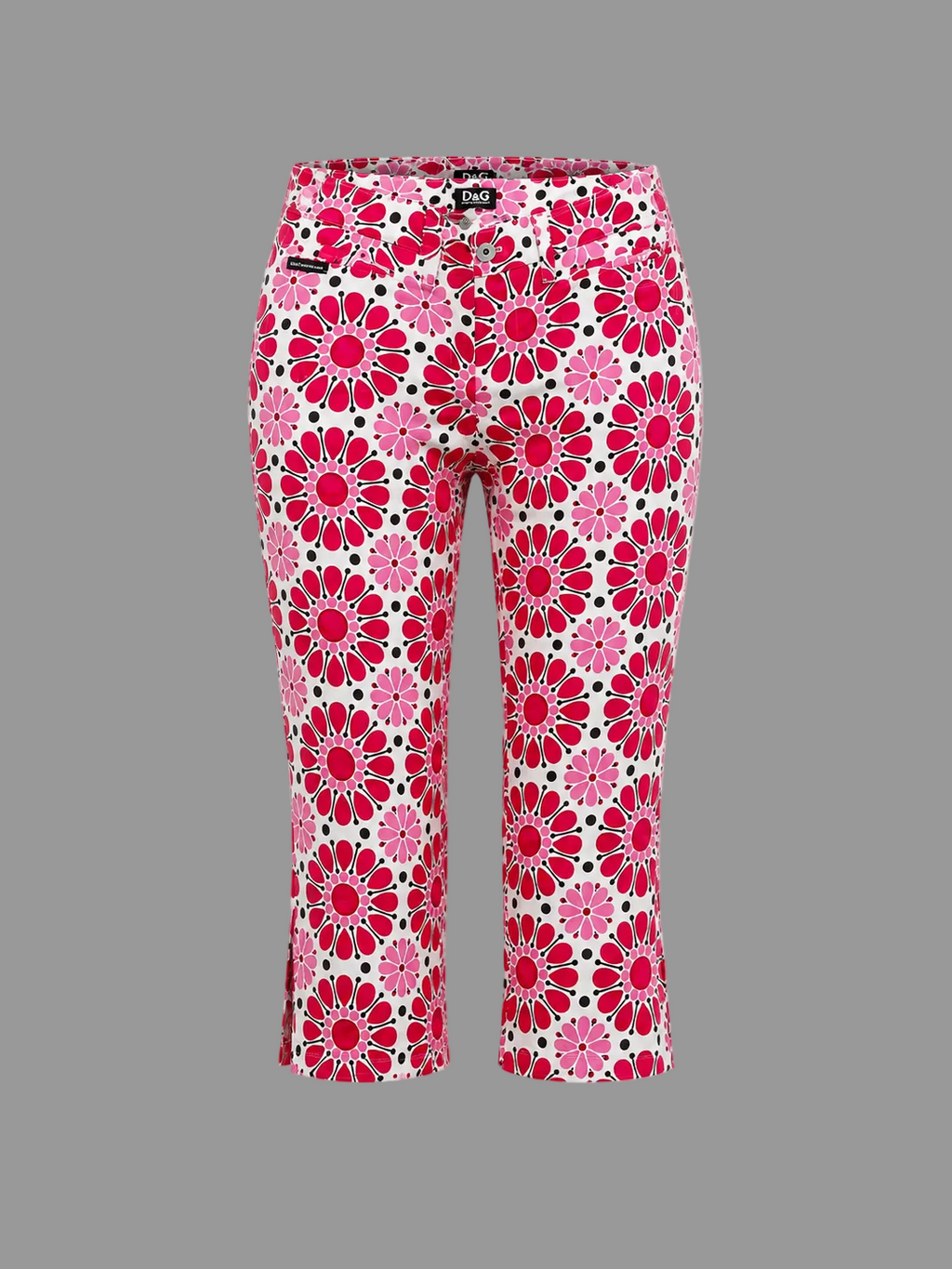 Pantalon Capri fleuri Dolce & Gabbana