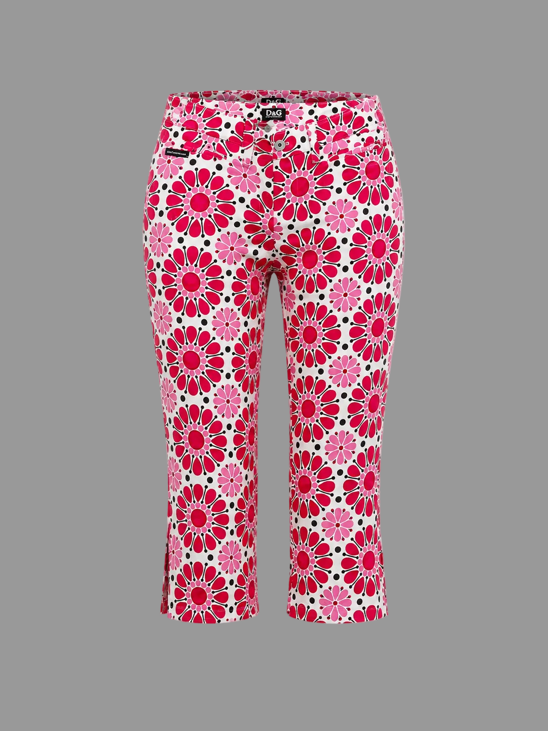 Pantalon Capri fleuri Dolce & Gabbana