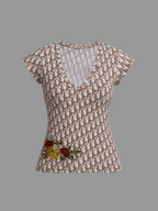 T-shirt à motif Christian Dior