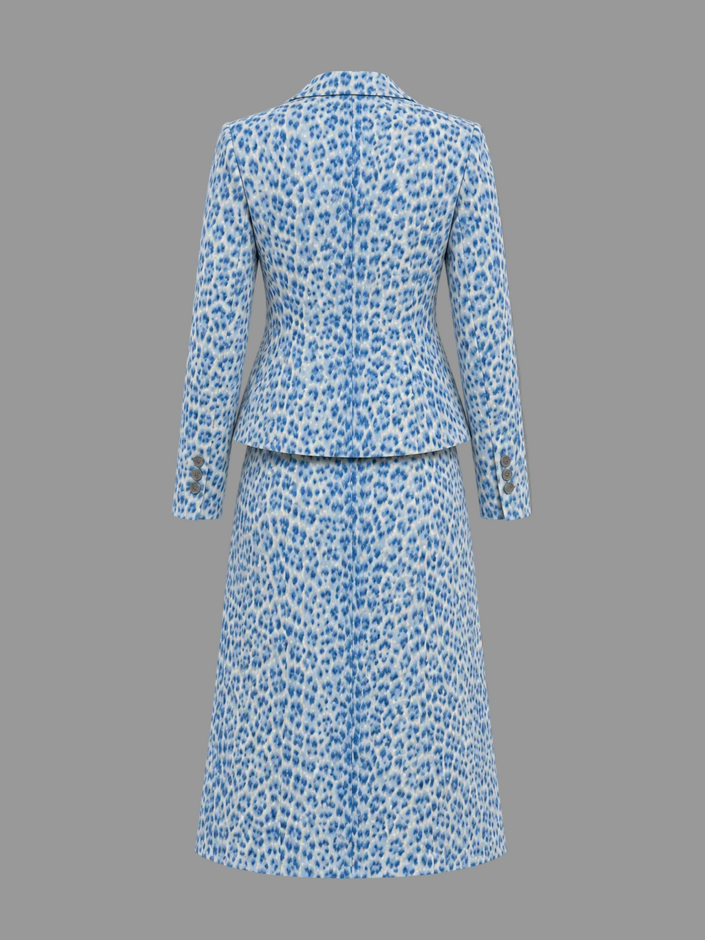 Ensemble léopard en jean Moschino