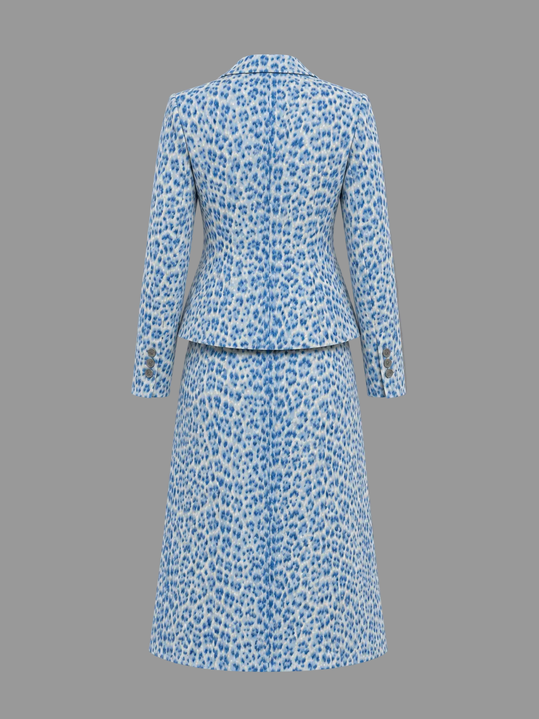 Ensemble léopard en jean Moschino