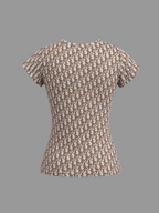 T-shirt à motif Christian Dior
