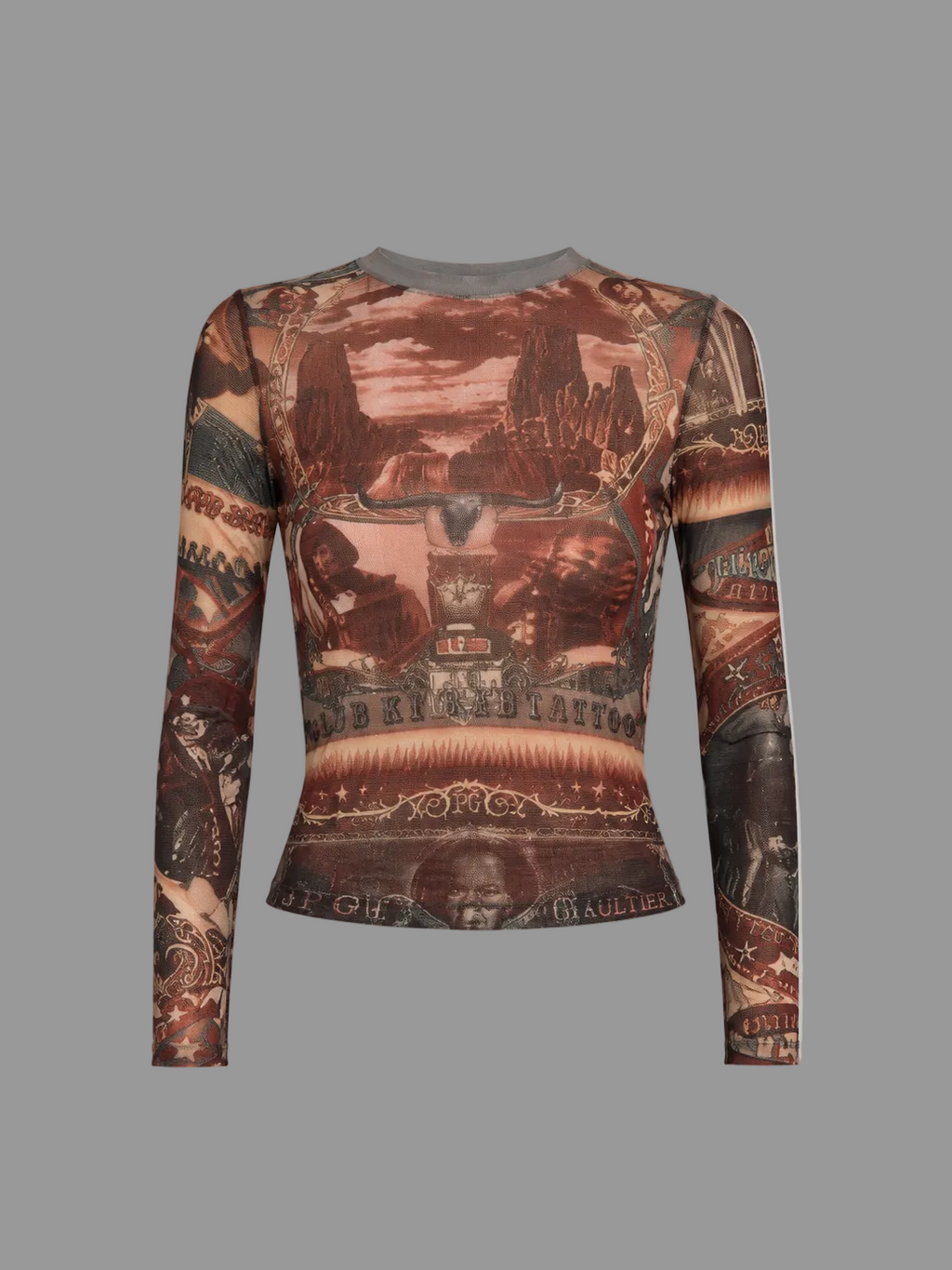 Haut en maille native Jean Paul Gaultier Archive