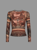 Haut en maille native Jean Paul Gaultier Archive