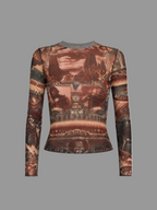 Haut en maille native Jean Paul Gaultier Archive