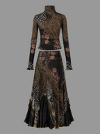 Ensemble Roberto Cavalli imprimé mélangé rare